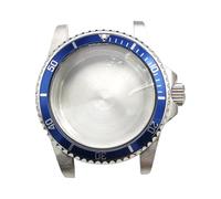 ROUHO 39.5mm Vintage Stainless Steel Watch Case Fits Japanese Automatic Movement, 28.5mm Dial Retro Watch Mod Kit for Rolex-B