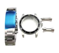 ROUHO 39.5mm Vintage Stainless Steel Watch Case Fits Japanese Automatic Movement, 28.5mm Dial Retro Watch Mod Kit for Rolex-A 2