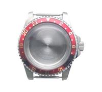 ROUHO 39.5mm Vintage Watch Case Kit, Bi-Directional Bezel Fits NH35 NH36 Movement Aluminium Insert Watch Modification Part for Rolex GMT-Master Ref. 6542-G 12