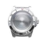 ROUHO 39.5mm Vintage Watch Case Kit with Rotating Bezel, Fits NH35 NH36 Movement, Retro Diver Watch Modification Set for Rolex Submariner GMT-K 13