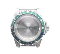 ROUHO 39.5mm Vintage Watch Case Kit with Rotating Bezel, Fits NH35 NH36 Movement, Retro Diver Watch Modification Set for Rolex Submariner GMT-K 5