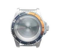 ROUHO 39.5mm Vintage Watch Case Kit with Rotating Bezel, Fits NH35 NH36 Movement, Retro Diver Watch Modification Set for Rolex Submariner GMT-K 10