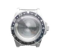 ROUHO 39.5mm Vintage Watch Case Kit with Rotating Bezel, Fits NH35 NH36 Movement, Retro Diver Watch Modification Set for Rolex Submariner GMT-K 2