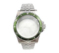 ROUHO 39.5mm Vintage Watch Case Rotating Bezel Kit, Fits NH35 NH36 Movement, Stainless Steel Retro Mod Watch Modification Set for Patek Philippe Aquanaut-C 1