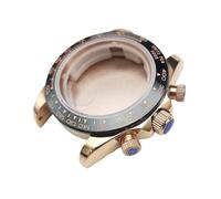 ROUHO 39.5mm Watch Mod Case Fits VK63 Quartz Movement, Screw-Down Crown Watch Modification Parts for Tissot PRX-E