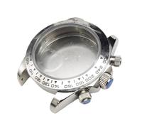ROUHO 39.5mm Watch Mod Case Fits VK63 Quartz Movement, Screw-Down Crown Watch Modification Parts for Tissot PRX-B