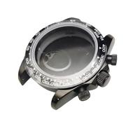 ROUHO 39.5mm Watch Mod Case Fits VK63 Quartz Movement, Screw-Down Crown Watch Modification Parts for Tissot PRX-F