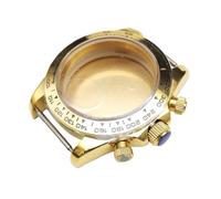 ROUHO 39.5mm Watch Mod Case Fits VK63 Quartz Movement, Screw-Down Crown Watch Modification Parts for Tissot PRX-C