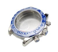 ROUHO 39.5mm Watch Mod Case Fits VK63 Quartz Movement, Screw-Down Crown Watch Modification Parts for Tissot PRX-G