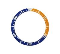 ROUHO 39mm Aluminium Bezel Insert Replacement Alloy Ring Component Flat Watch Face Inlay 32.2mm 0.8mm for Seiko SKX009-A18
