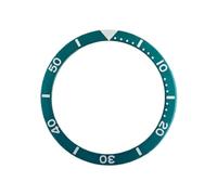 ROUHO 39mm Aluminium Bezel Insert Replacement Alloy Watch Ring Flat Timepiece Face Inlay 32.2mm 0.8mm for Seiko SKX009-A18