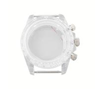 ROUHO 39mm Chronograph Watch Case Modification Kit with Flared Tachymeter Bezel for VK63 Meca-Quartz Movement-#1