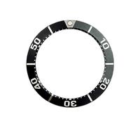 ROUHO 40mm Alloy Watch Bezel Insert Replacement Metallic Ring Component Flat Timepiece Face Inlay 31.5mm for Seiko Prospex Diver
