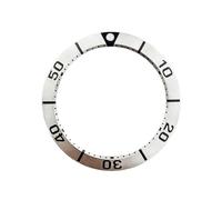 ROUHO 40mm Alloy Watch Bezel Insert Replacement Metallic Ring Component Flat Timepiece Face Inlay 31.5mm for Seiko Prospex Diver