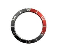 ROUHO 40mm Alloy Watch Bezel Insert Replacement Metallic Ring Component Flat Timepiece Face Inlay 31.5mm for Seiko Prospex Diver