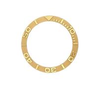 ROUHO 40mm Ceramic Watch Bezel Insert Embossed Ceramic Ring Replacement 3D Raised Timepiece Face Inlay 31.5mm for Rolex Yacht-Master-A3