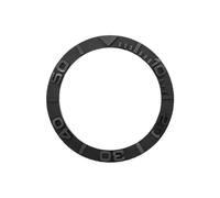 ROUHO 40mm Ceramic Watch Bezel Insert Embossed Ceramic Ring Replacement 3D Raised Timepiece Face Inlay 31.5mm for Rolex Yacht-Master-A6