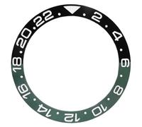 ROUHO 40mm Ceramic Watch Bezel Insert Replacement Bezel Ring Component Timepiece Face Inlay 31.7mm for Rolex GMT-Master II - A6