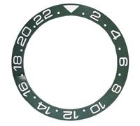 ROUHO 40mm Ceramic Watch Bezel Insert Replacement Bezel Ring Component Timepiece Face Inlay 31.7mm for Rolex GMT-Master II - A12