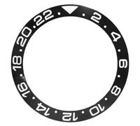 ROUHO 40mm Ceramic Watch Bezel Insert Replacement Bezel Ring Component Timepiece Face Inlay 31.7mm for Rolex GMT-Master II - A7