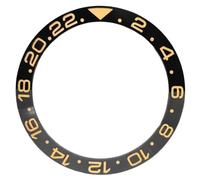 ROUHO 40mm Ceramic Watch Bezel Insert Replacement Bezel Ring Component Timepiece Face Inlay 31.7mm for Rolex GMT-Master II - A3