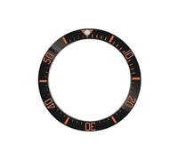 ROUHO 40mm Ceramic Watch Bezel Insert Replacement Ceramic Ring Component Sloped Watch Face Inlay 31.5mm for Rolex Oyster Perpetual Sea-Dweller - A11