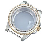 ROUHO 40mm Classic Retro Diver Watch Case Kit Sapphire Crystal Lens Vintage Watch Modification Kit for Rolex Submariner-C Fits Miyota 8215 Movement