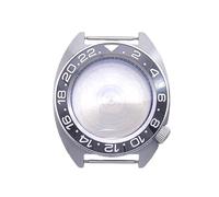 ROUHO 40mm Cushion Shaped Watch Case, Fits NH35 NH36 Movement 3.8 O'clock Crown Position, Stainless Steel Watch Modification Kit for Seiko Prospex Turtle-B 16