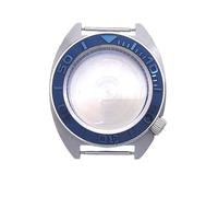 ROUHO 40mm Cushion Shaped Watch Case, Fits NH35 NH36 Movement 3.8 O'clock Crown Position, Stainless Steel Watch Modification Kit for Seiko Prospex Turtle-B 15