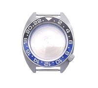 ROUHO 40mm Cushion Shaped Watch Case, Fits NH35 NH36 Movement 3.8 O'clock Crown Position, Stainless Steel Watch Modification Kit for Seiko Prospex Turtle-B 14