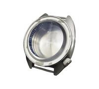 ROUHO 40mm Cushion Shaped Watch Case, Fits NH35 NH36 Movement 3.8 O'clock Crown Position, Stainless Steel Watch Modification Kit for Seiko Prospex Turtle-B