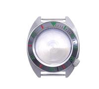 ROUHO 40mm Cushion Shaped Watch Case, Fits NH35 NH36 Movement 3.8 O'clock Crown Position, Stainless Steel Watch Modification Kit for Seiko Prospex Turtle-B 8