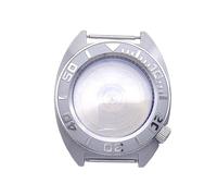 ROUHO 40mm Cushion Shaped Watch Case, Fits NH35 NH36 Movement 3.8 O'clock Crown Position, Stainless Steel Watch Modification Kit for Seiko Prospex Turtle-B 13