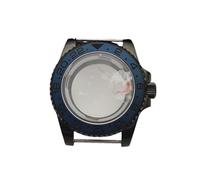 ROUHO 40mm Diver Watch Case Modification Kit, Fits NH35/NH36 Movement 28.5mm Dial, Replacement Water Resistant Watch Housing for Rolex-J 7