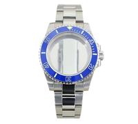 ROUHO 40mm Diver Watch Modification Kit Watch Case Bracelet Ceramic Bezel Set for Rolex Submariner-C Fits Miyota 8215 Movement