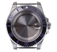 ROUHO 40mm High-End Watch Mod Case for ETA 2824 Movement 28.5mm Dial, Bezel Insert DIY Watch Parts for Rolex-W