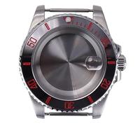 ROUHO 40mm High-End Watch Mod Case for ETA 2824 Movement 28.5mm Dial, Bezel Insert DIY Watch Parts for Rolex-U