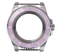 ROUHO 40mm High-End Watch Mod Case for ETA 2824 Movement 28.5mm Dial, Bezel Insert DIY Watch Parts for Rolex-B