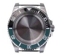 ROUHO 40mm High-End Watch Mod Case for ETA 2824 Movement 28.5mm Dial, Bezel Insert DIY Watch Parts for Rolex-L