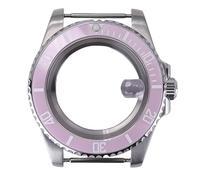 ROUHO 40mm Premium Diver Watch Modding Case Kit, Fits NH35 NH36 NH34 NH38 Movement Stainless Steel Water Resistant Watch Modification Set for Rolex-N