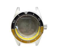 ROUHO 40mm Replacement 316L Stainless Steel Watch Case Kit, Fits NH35 NH36 Movement 28.5 Dial, Retro Bezel Diver Watch Modification Part for Seiko SLA017 62MAS-A