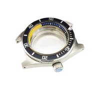 ROUHO 40mm Replacement 316L Stainless Steel Watch Case Kit, Fits NH35 NH36 Movement 28.5 Dial, Retro Bezel Diver Watch Modification Part for Seiko SLA017 62MAS-B
