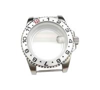 ROUHO 40mm Replacement Watch Case Kit Fits NH34 NH35 Movement Glass Transparent Back 20mm Lug Modification Watch Case for Rolex GMT-Master II-C 1