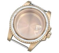 ROUHO 40mm Replacement Watch Mod Case Sapphire Crystal PVD Plated Stainless Steel Watch Modification Kit for Rolex-D Fits ETA 2824 Movement