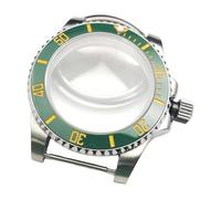 ROUHO 40mm Vintage Diver Watch Case Kit, Fits 4R35/36 NH35 Movement, Stainless Steel Solid Back Retro Watch Case for Rolex Submariner 16610-B 15