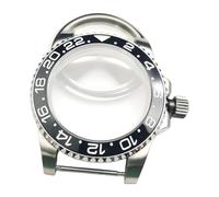 ROUHO 40mm Vintage Diver Watch Case Kit, Fits 4R35/36 NH35 Movement, Stainless Steel Solid Back Retro Watch Case for Rolex Submariner 16610-B 18