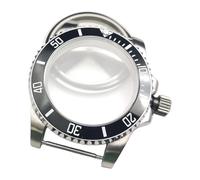 ROUHO 40mm Vintage Diver Watch Case Kit, Fits 4R35/36 NH35 Movement, Stainless Steel Solid Back Retro Watch Case for Rolex Submariner 16610-B 7