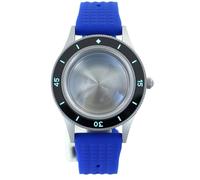 ROUHO 40mm Vintage Diver Watch Mod Case Fits NH35 NH36 Movement with Ceramic Bezel, Watch Modification Kit for Blancpain Fifty Fathoms-A 3