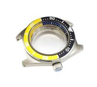 ROUHO 40mm Vintage Watch Case, Fits NH35 NH36 Automatic Movement 28.5mm Dial, Stainless Steel Retro Diver's Watch Modification Kit for Seiko Prospex 62MAS Re-Creation-# 6