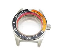 ROUHO 40mm Vintage Watch Case, Fits NH35 NH36 Automatic Movement 28.5mm Dial, Stainless Steel Retro Diver's Watch Modification Kit for Seiko Prospex 62MAS Re-Creation-# 1